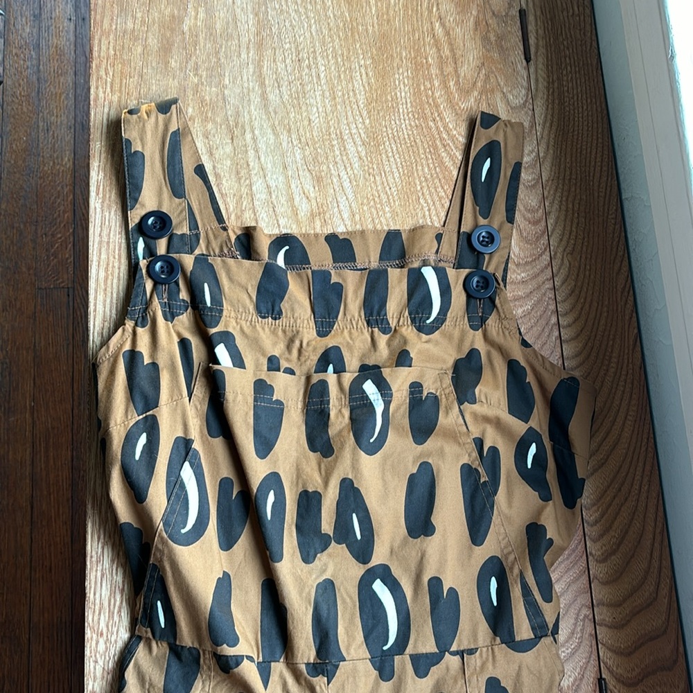 Nooworks overalls, lightly worn, brown size Medium